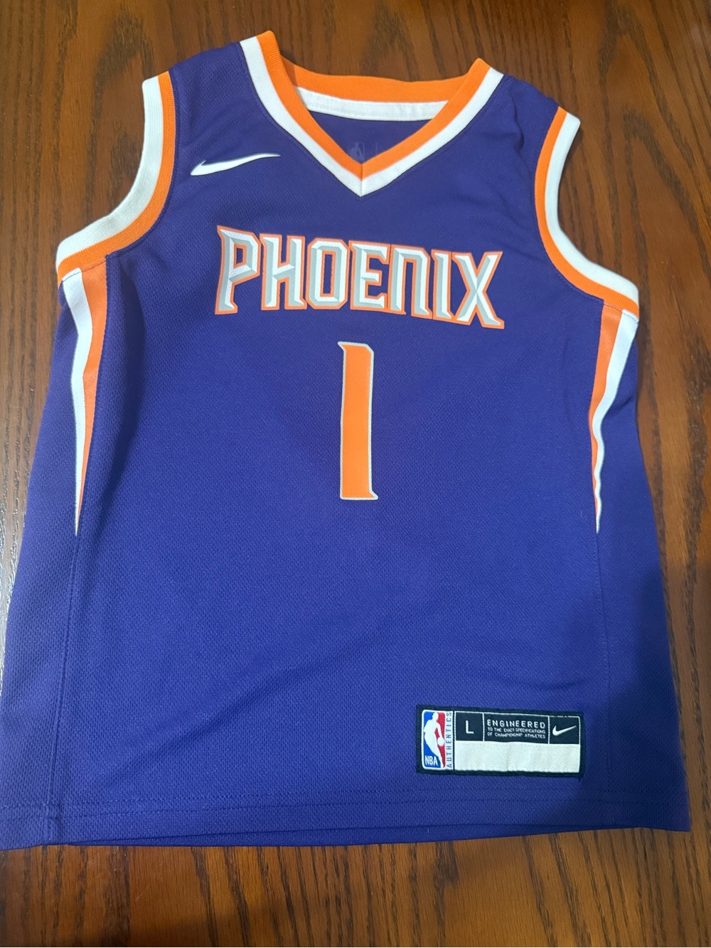 Nike Devin Booker Phoenix Basketball Jersey #1